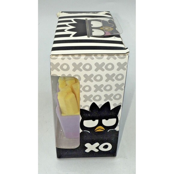 Hello Kitty And Friends HK Flocked Figurine Figure Doll Badtz-Maru French Fries - Picture 7 of 8